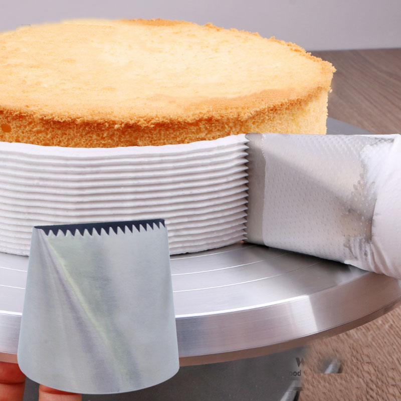 Decorating Tip Set - 特大のステンレス製ケーキデコレーションノズル、両面、アイシングチップ、ベーキング、家庭、キッチン、ベーカリー、レストランに最適