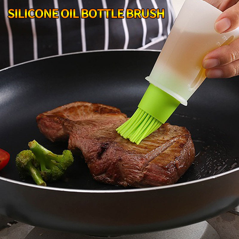 Kitchen Baking Products - シリコーン耐熱食品グレードキッチンベーキングオイルディスペンサー小さなブラシキッチンベーキングツール