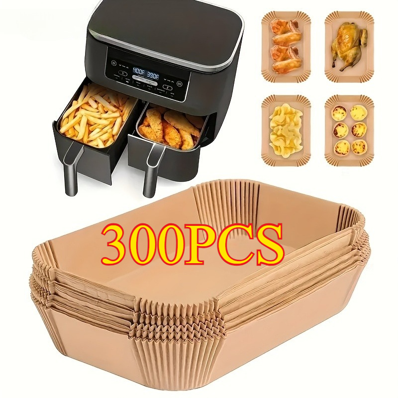 Kitchen Baking Paper - 使い捨てエアフライヤー紙ノンスティックキッチンベーキングエアフライヤーマット耐油電子レンジバーベキューパッドベーキングペーパーライナーアクセサリー