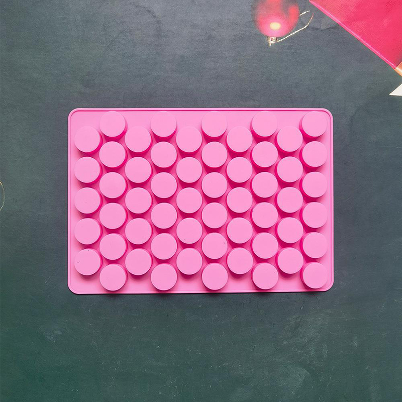 Kitchen Baking Pans - 円筒形シリコンモールド石鹸型チョコレートクッキーカバーサンドイッチツールDIYゼリープリンキャンディーキッチンケーキベーキングパン