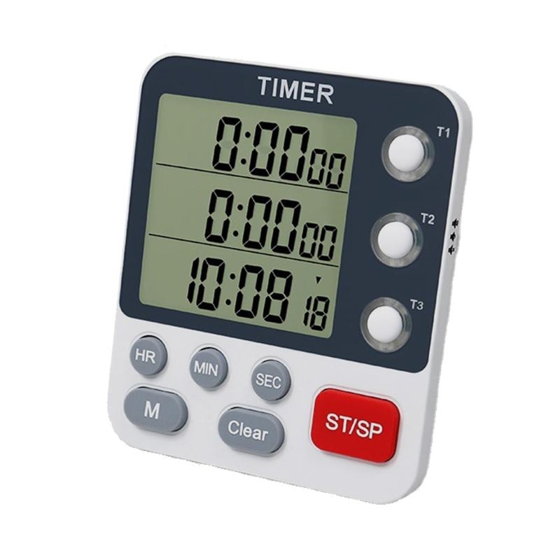 Kitchen Baking Timer - キッチンタイマーデジタルキッチンタイマークッキングタイマー3チャンネルカウントアップolg音のw/ w/ w/ w/ w/ w/