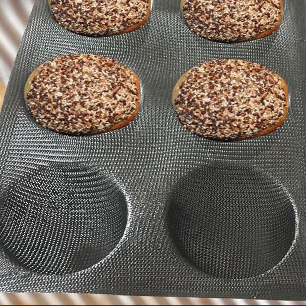 Kitchen Baking Tray Set - シリコンオーブンセット パン型 ノンスティック パフ マフィン ケーキトレイ