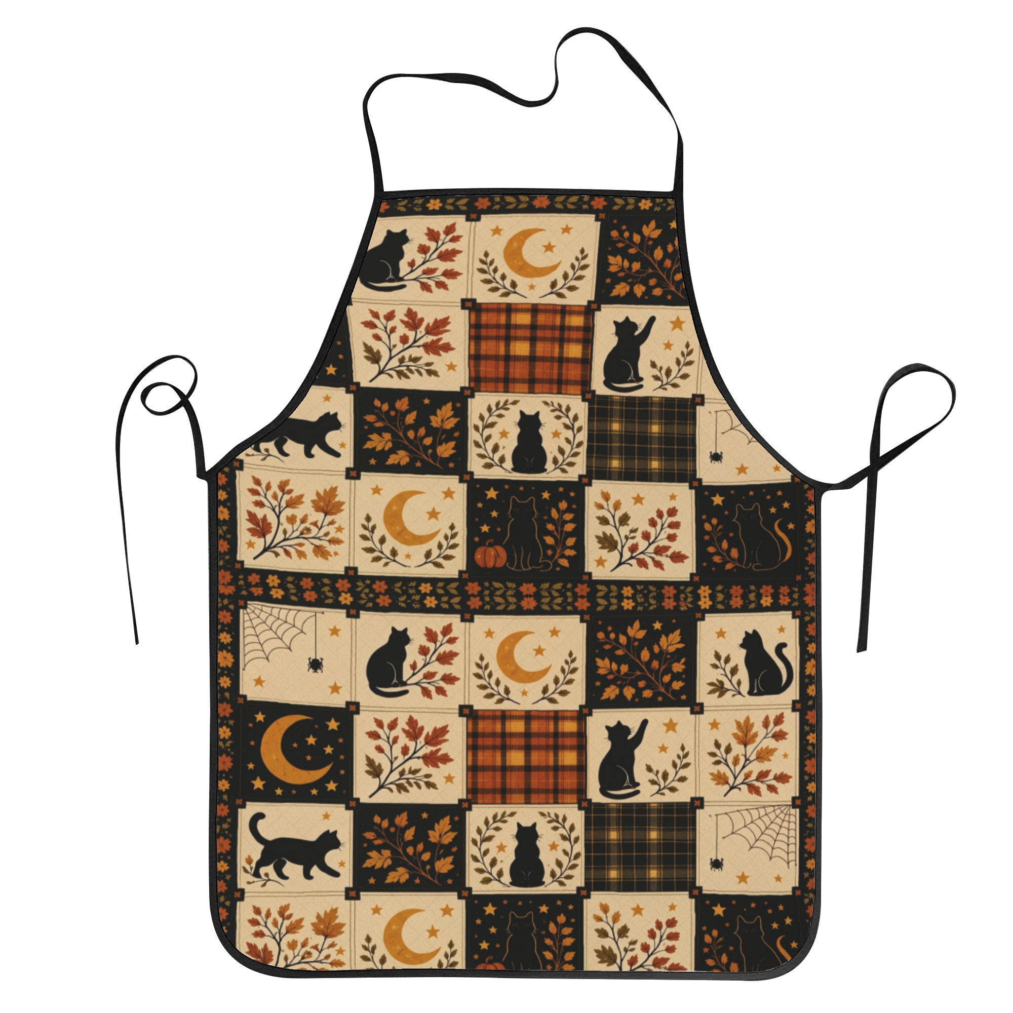 Kitchen Witch Baking - 黒猫エプロン 料理 ベーキング 家庭用掃除 絵画 魔女