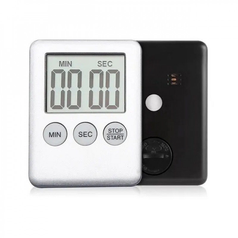 Kitchen Baking Timer - マグネットキッチンタイマー LCDデジタルスクリーンキッチンタイマー スクエア型調理タイマー カウントアップ/カウントダウンアラーム マグネット時計