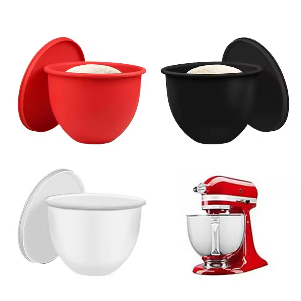 Kitchen Baking Aid - シリコンライナーミキサーアタッチメント シリコンボウルライナーパッド キッチンエイドチルトヘッド5クォートミキサー用 耐熱ブレンダーアクセサリー