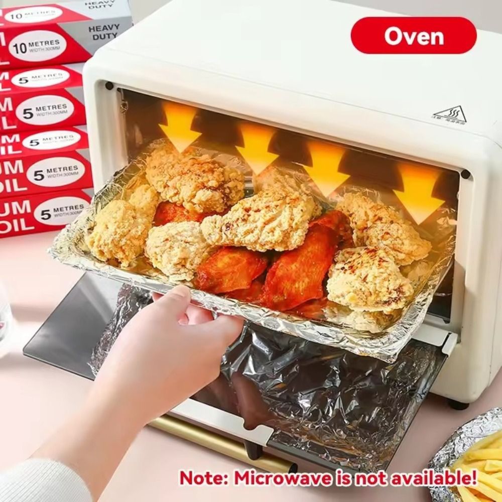 使い捨て錫箔紙キッチンベーキングアルミ箔ロール紙エアフライヤ - Kitchen Baking Paper のレビューと価格
