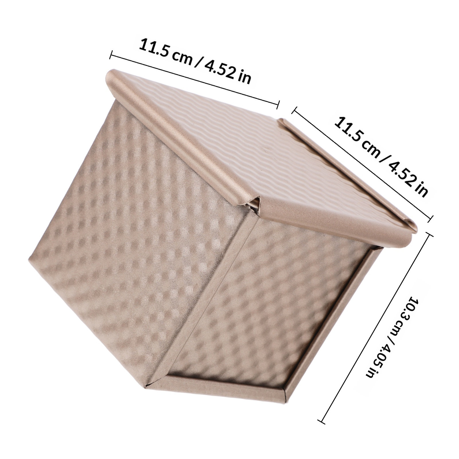 ミニプルマン型パン型 ノンスティックカーボンスチール製 パン - Kitchen Baking Pans のレビューと価格