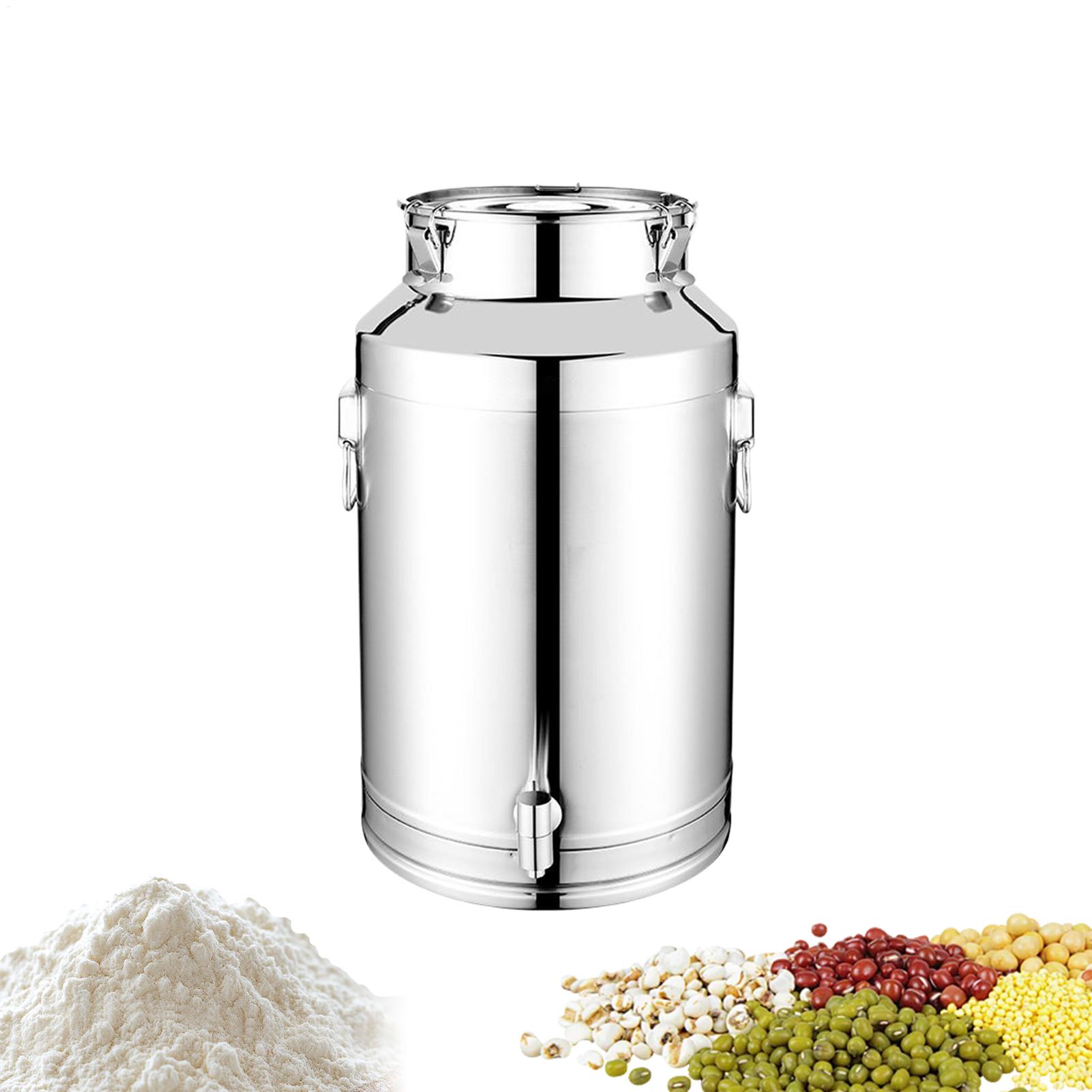 5L/9L/14L キッチン密閉バレル 蛇口付き ステンレス - Kitchen Baking Mixer のレビューと価格