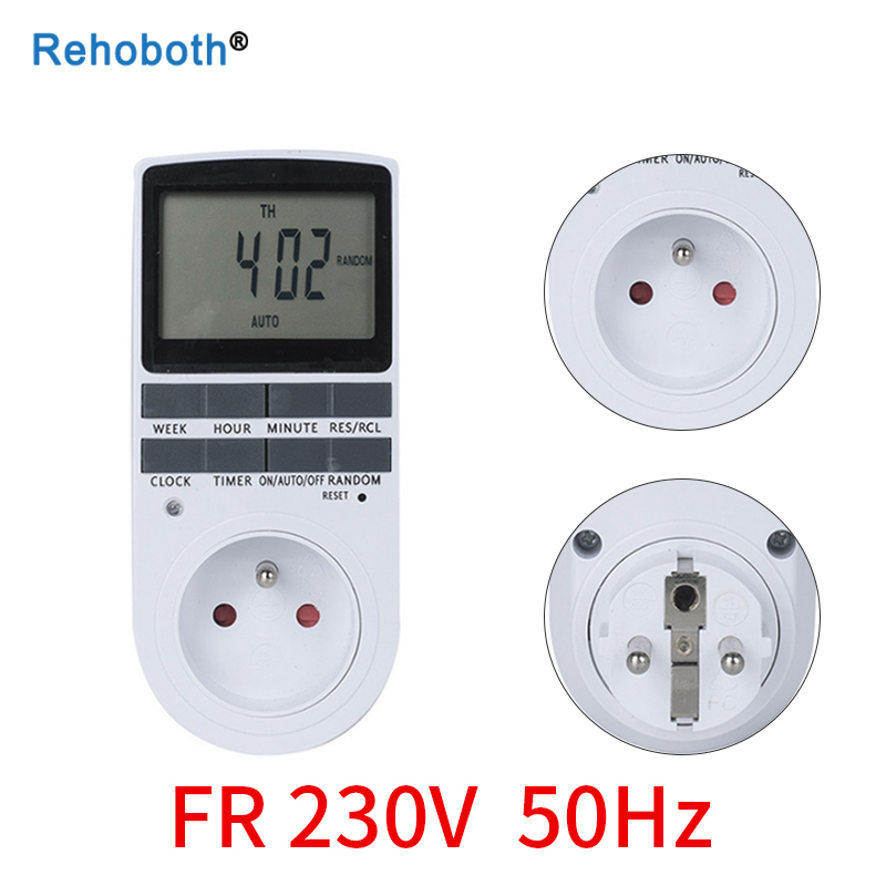 EU 電子デジタルタイマースイッチ米国 FR BR プラグキ - Kitchen Baking Timer のレビューと価格
