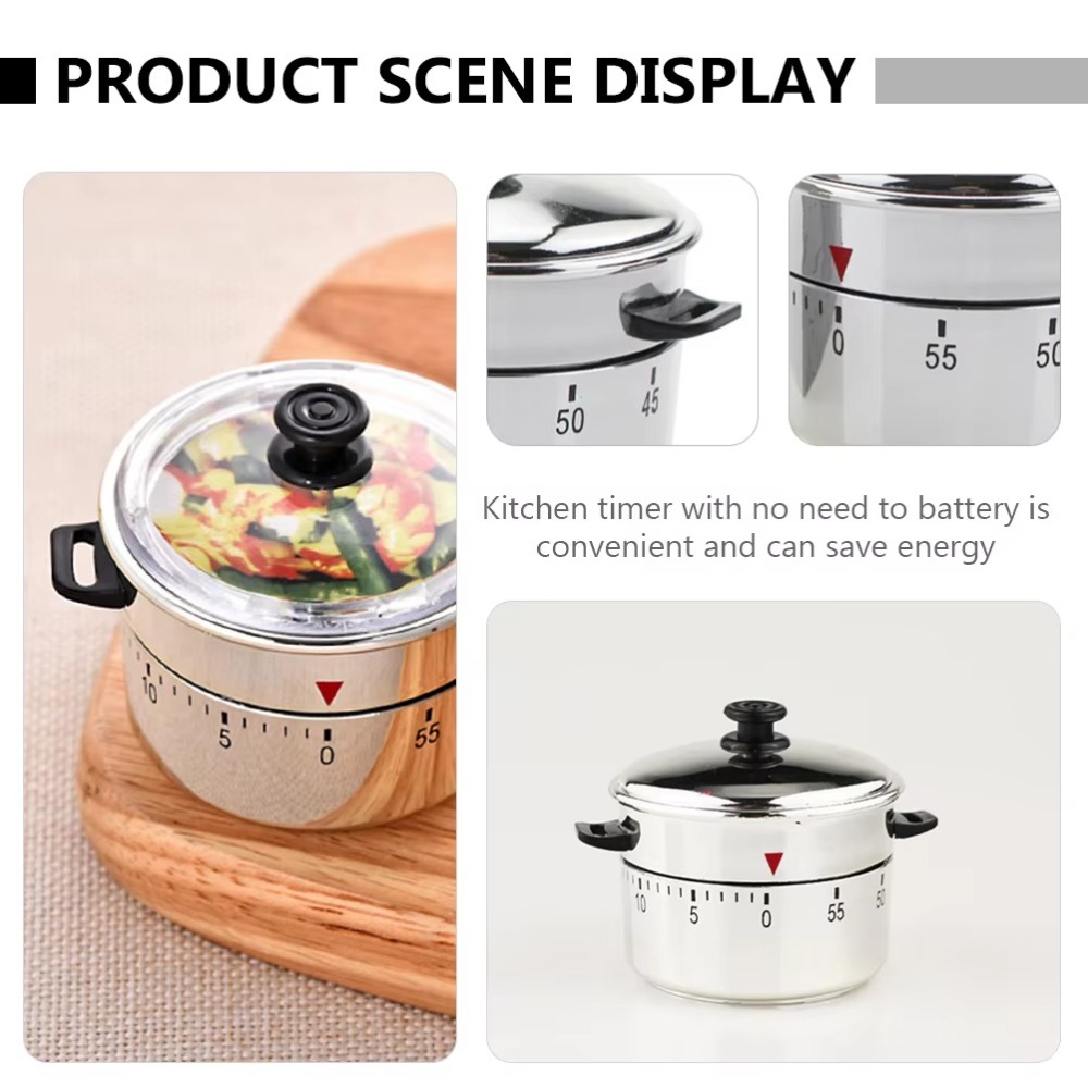 ポータブルキッチンタイマー、家庭用60分機械式タイマー、多目 - Kitchen Baking Timer のレビューと価格
