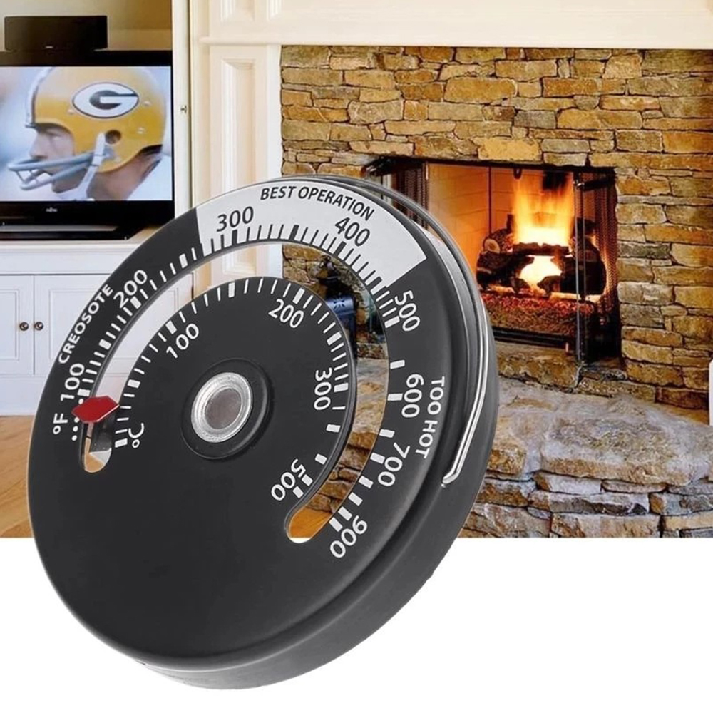 ホット温度計磁気薪ストーブヒーター温度計暖炉ファンストーブプ - Oven Thermometer Analog のレビューと価格