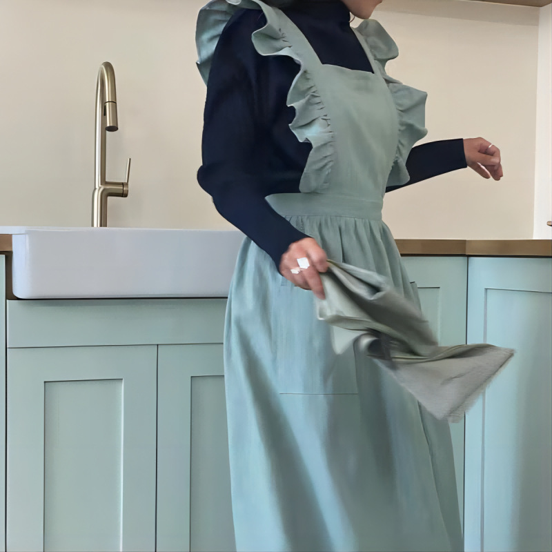 1PC フランス牧歌的な花屋芸術的なコットンリネンヴィンテー - Kitchen For Baking のレビューと価格