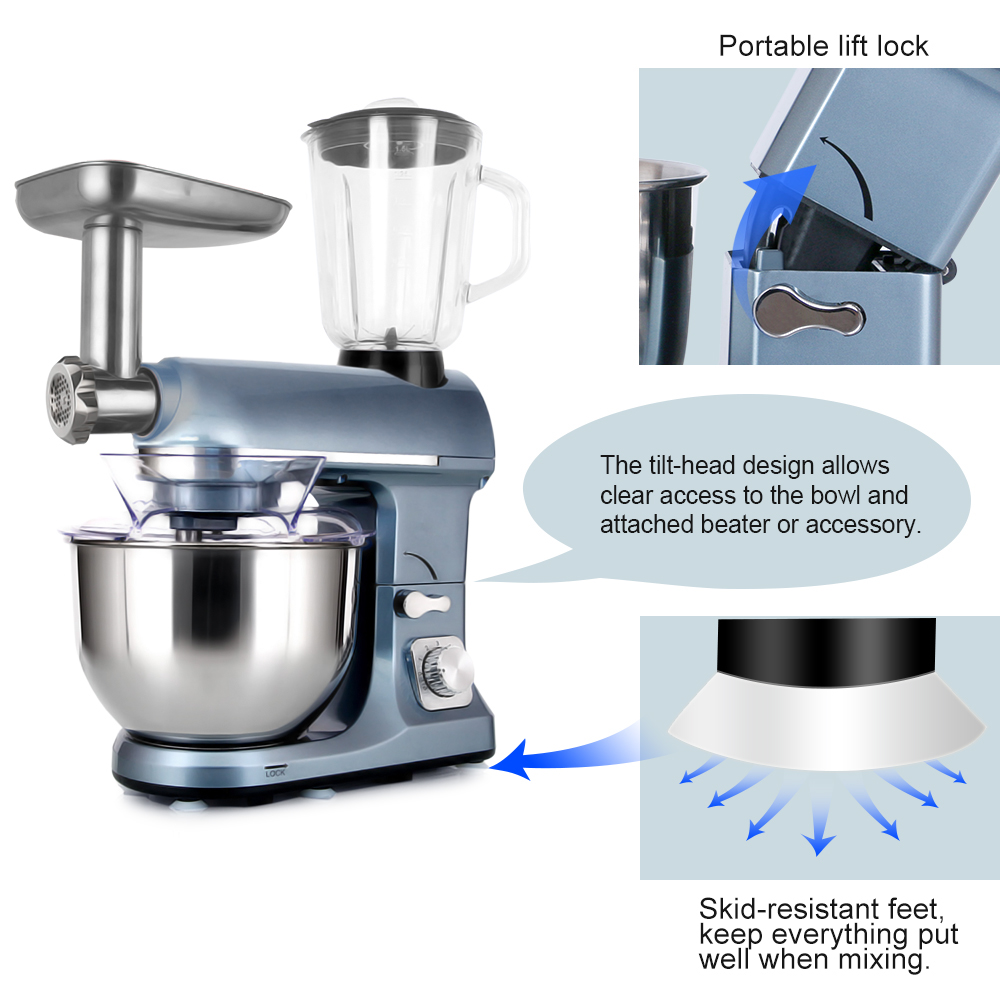 5.5/6/7/8リットル生地練り機、食品ミキサー、家庭用キ - Kitchen Baking Aid のレビューと価格