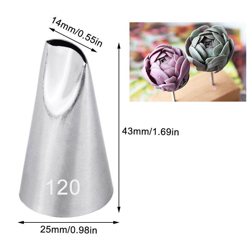 バラの花びらのクリーム配管ノズル、ペストリーツール、フォンダ - Decorating Tip Set のレビューと価格