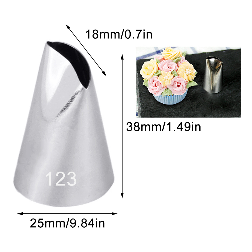バラの花びらのクリーム配管ノズル、ペストリーツール、フォンダ - Decorating Tip Set のレビューと価格