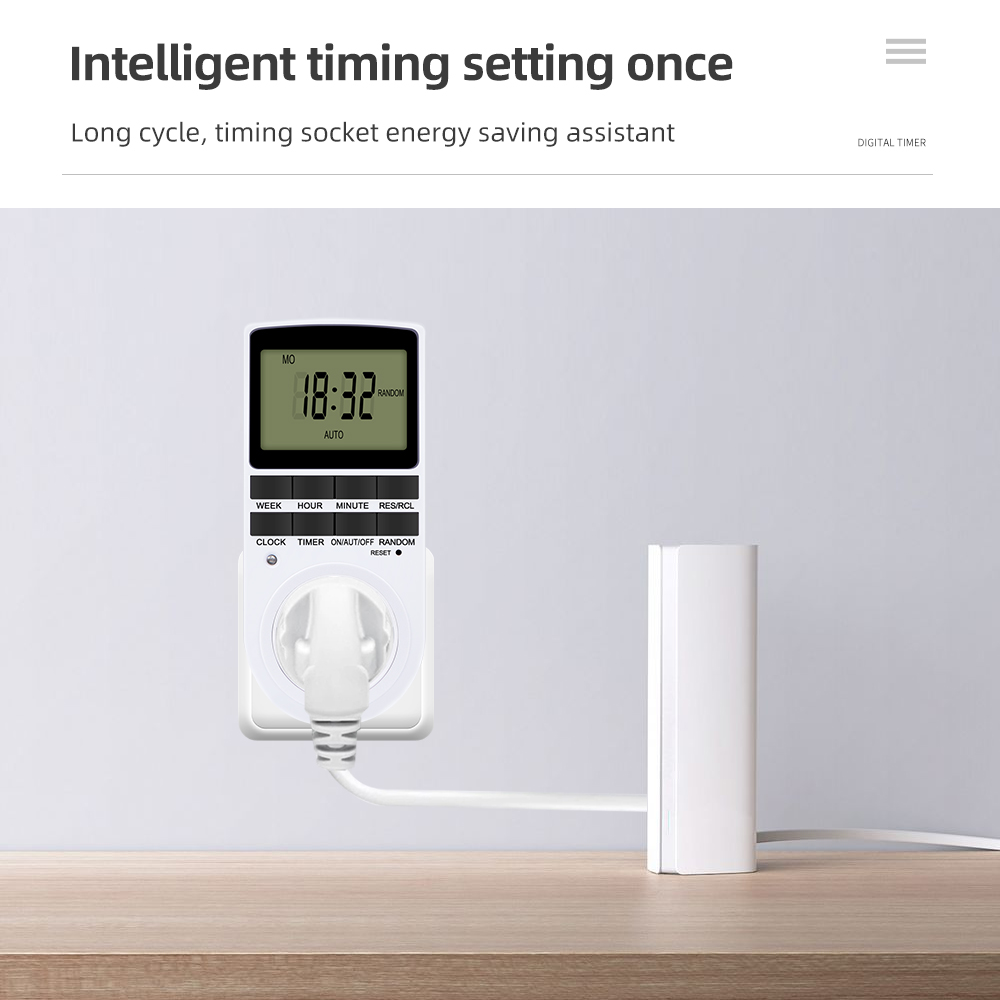 TM02 電子デジタルタイマーキッチンタイマーソケットコンセ - Kitchen Baking Timer のレビューと価格