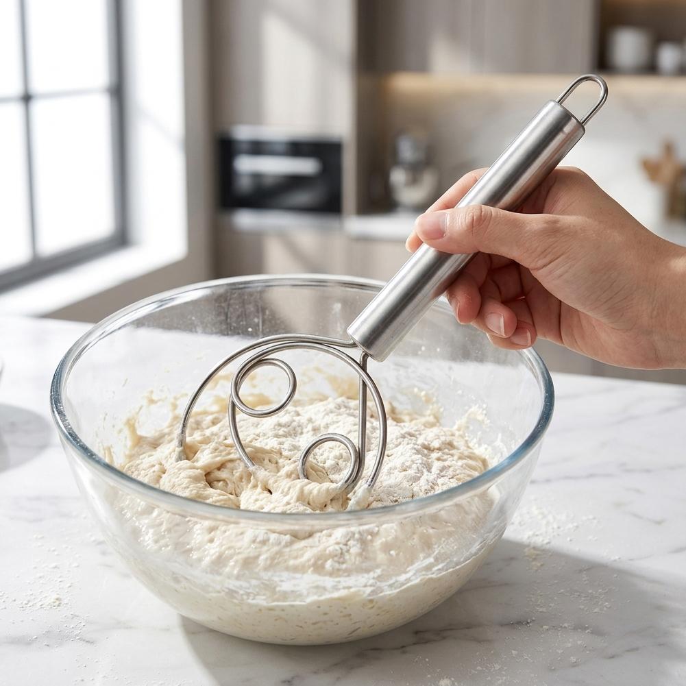 生地泡立て器パンミキサーステンレス鋼ケーキペストリー小麦粉生 - Bread Baking Kitchen Utensils のレビューと価格