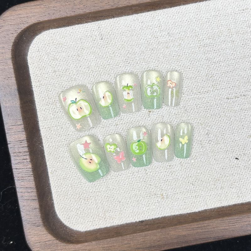 10 個手作りかわいい偽ネイルチップショートガールズウェアラ - Decorating Tip Set のレビューと価格