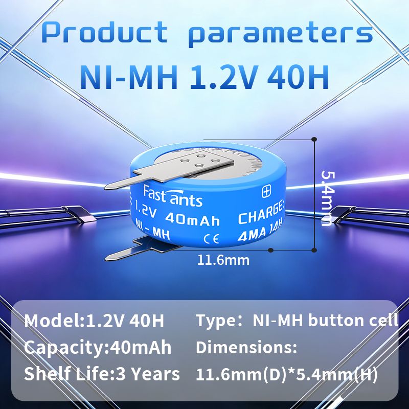 1.2V 40mAh 40H ニッケル水素ボタン電池充電式電 - Kitchen Baking Timer のレビューと価格
