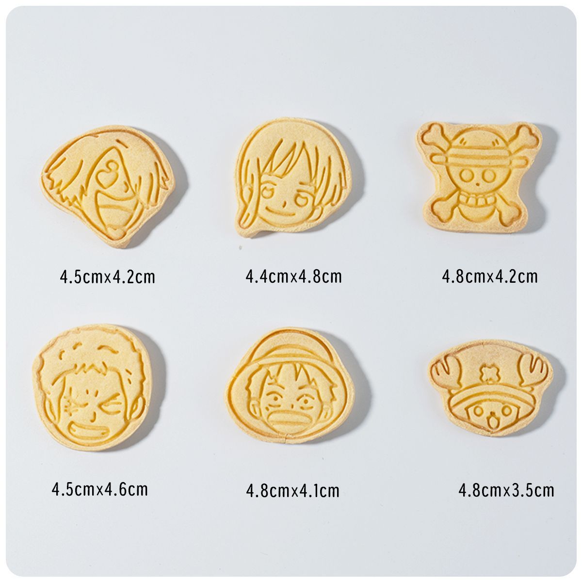 アニメワンピース クッキーカッターセット ルフィ ゾロ ウソ - Kitchen Baking Products のレビューと価格