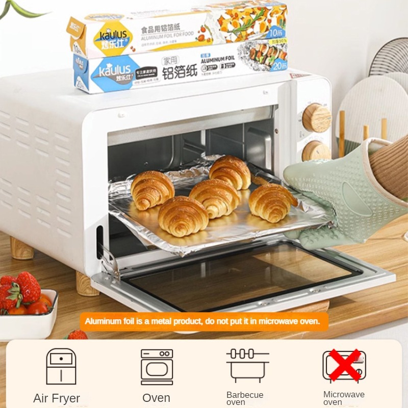 Zackoo 10/20/40 メートルアルミ箔ベーキングラ - Kitchen Baking Paper のレビューと価格