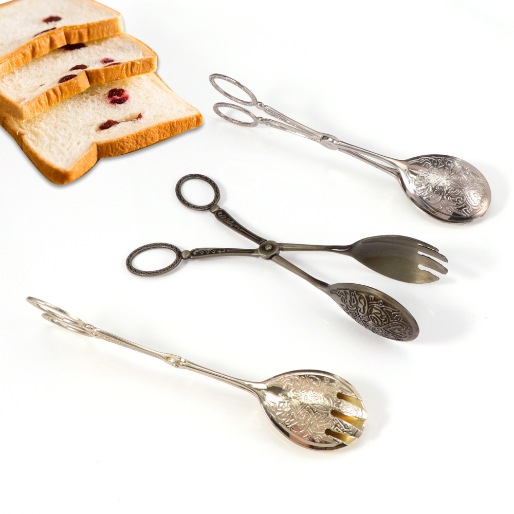 Jaswehome ヴィンテージレトロフードトング サラダケ - Bread Baking Kitchen Utensils のレビューと価格