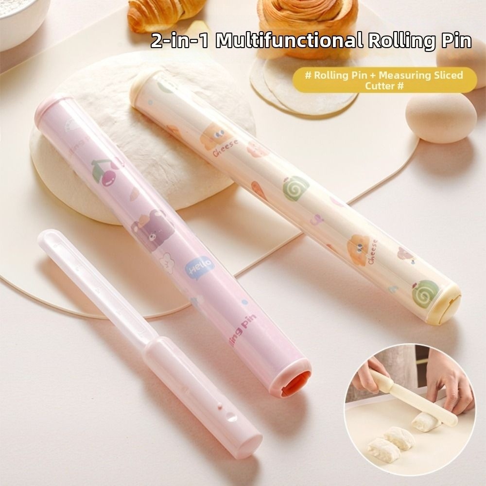 新型2in1ローリングピン多機能プラスチック製ベーキングパン - Bread Baking Kitchen Utensils のレビューと価格