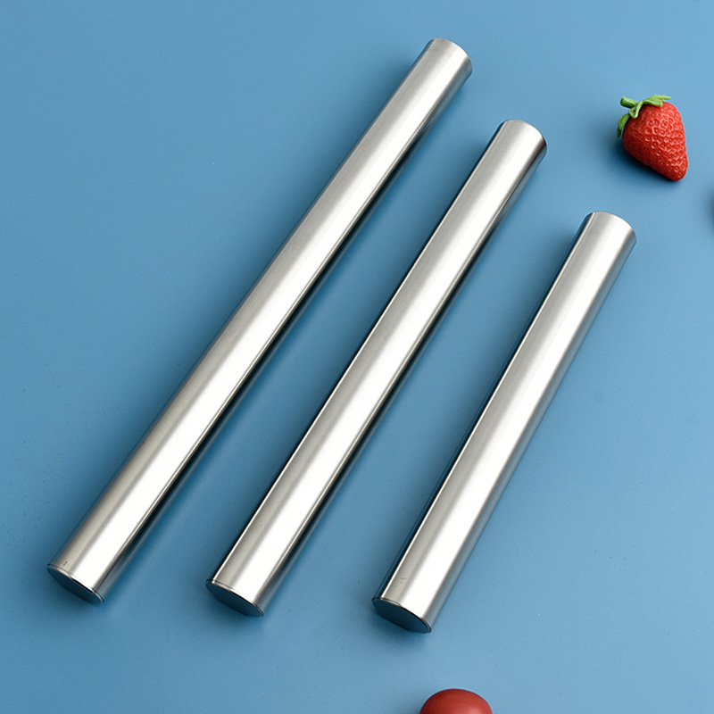 ステンレス鋼麺棒ベーキングパンペストリーローラーノンスティッ - Bread Baking Kitchen Utensils のレビューと価格