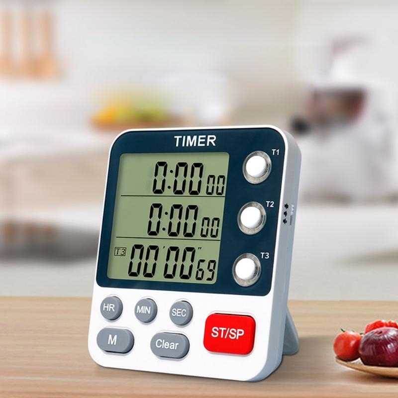 キッチンタイマーデジタルキッチンタイマークッキングタイマー3 - Kitchen Baking Timer のレビューと価格