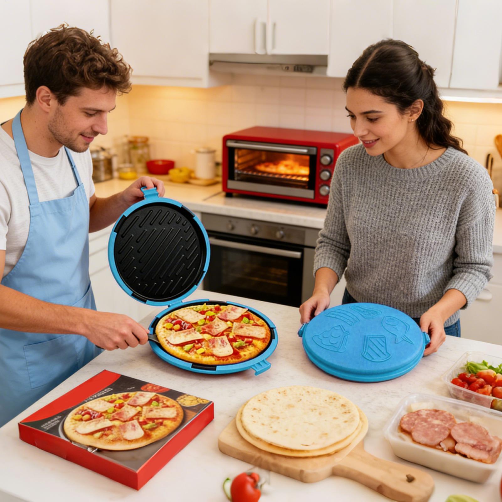 電子レンジグリルパン クイックヒートピザトレイ 電子レンジグ - Kitchen Baking Oven のレビューと価格