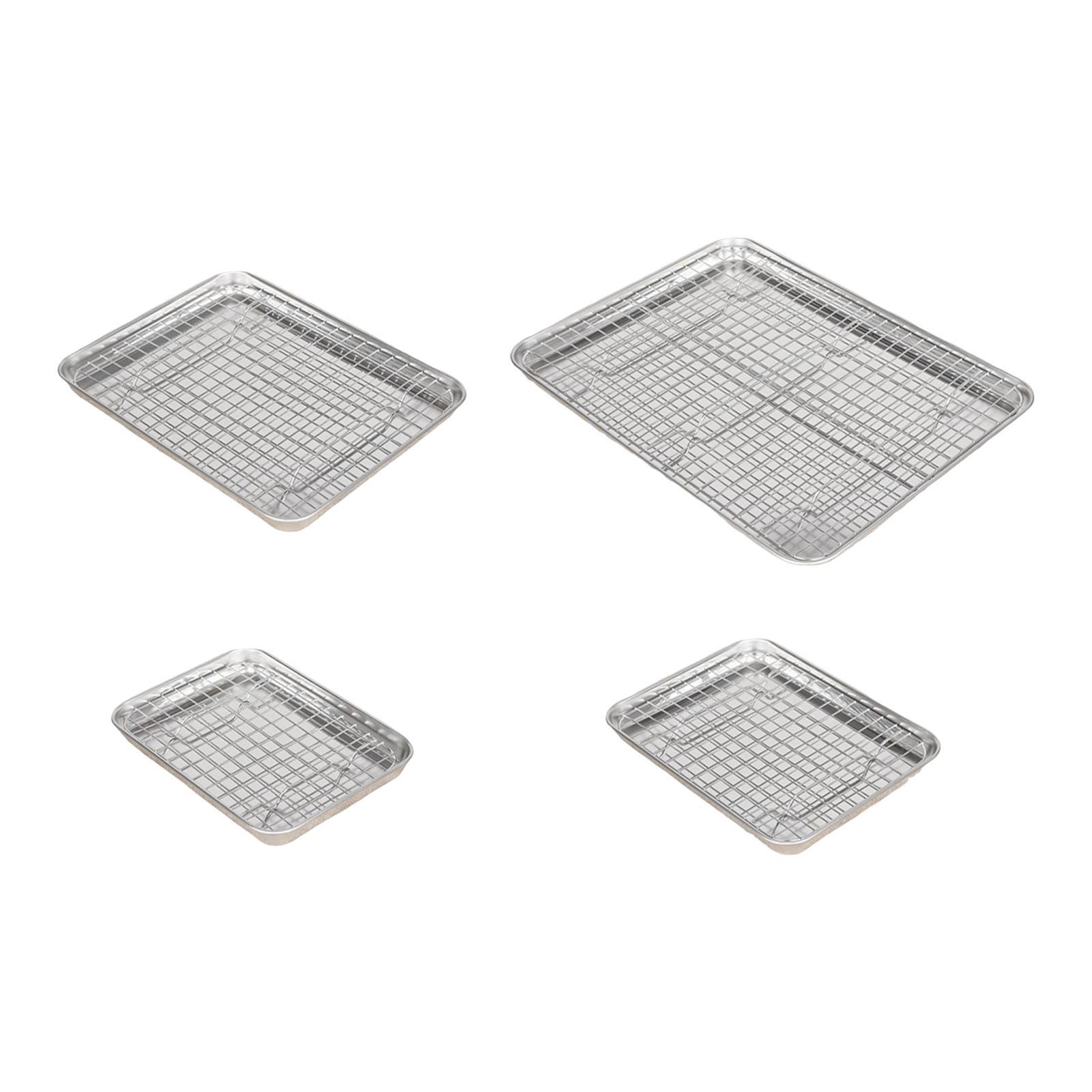 ステンレス製ベーキングシート ラック付き 多用途ベーキングパ - Kitchen Baking Pan Storage のレビューと価格