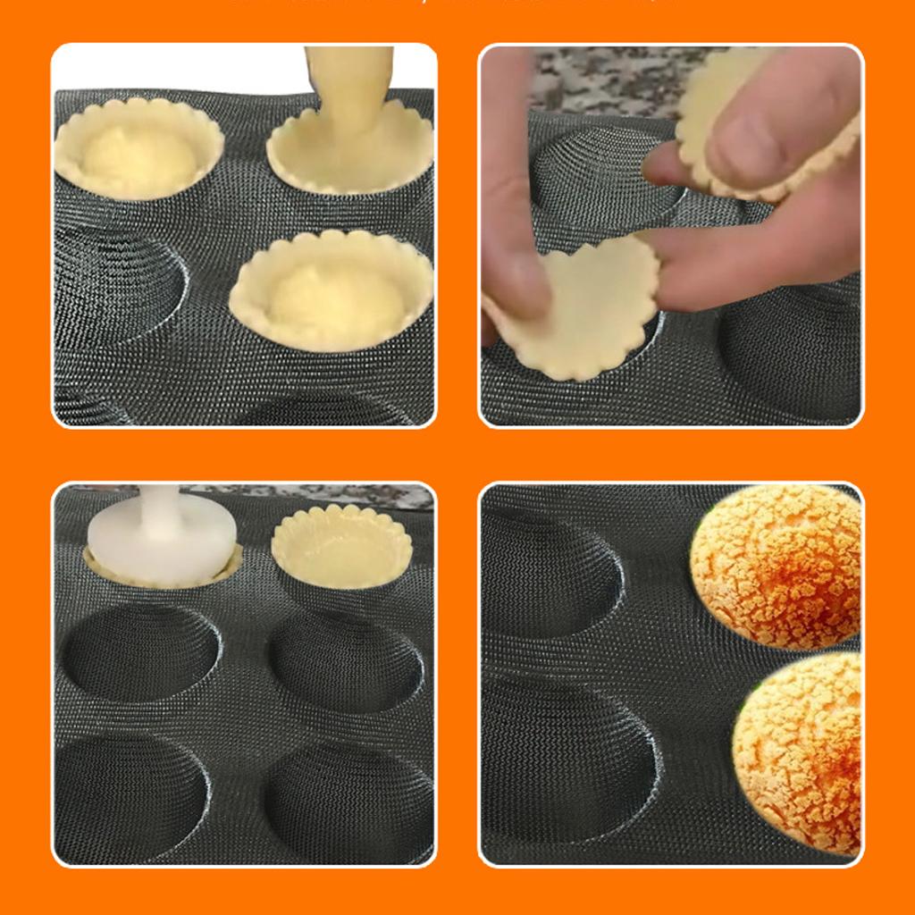 シリコンオーブンセット パン型 ノンスティック パフ マフィ - Kitchen Baking Tray Set のレビューと価格