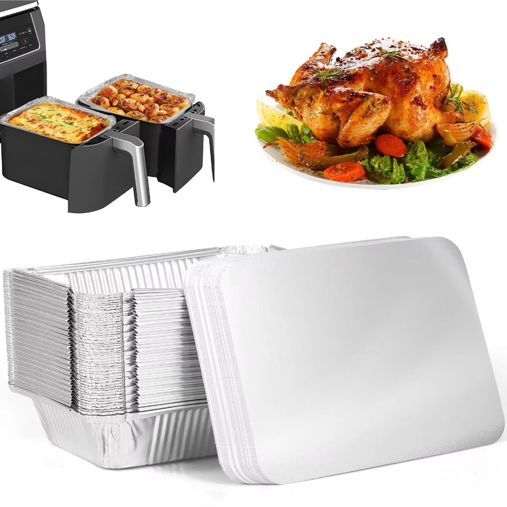 10 個使い捨てアルミ箔食品保存容器オーブンベーキングパン調 - Kitchen Baking Pan Storage のレビューと価格