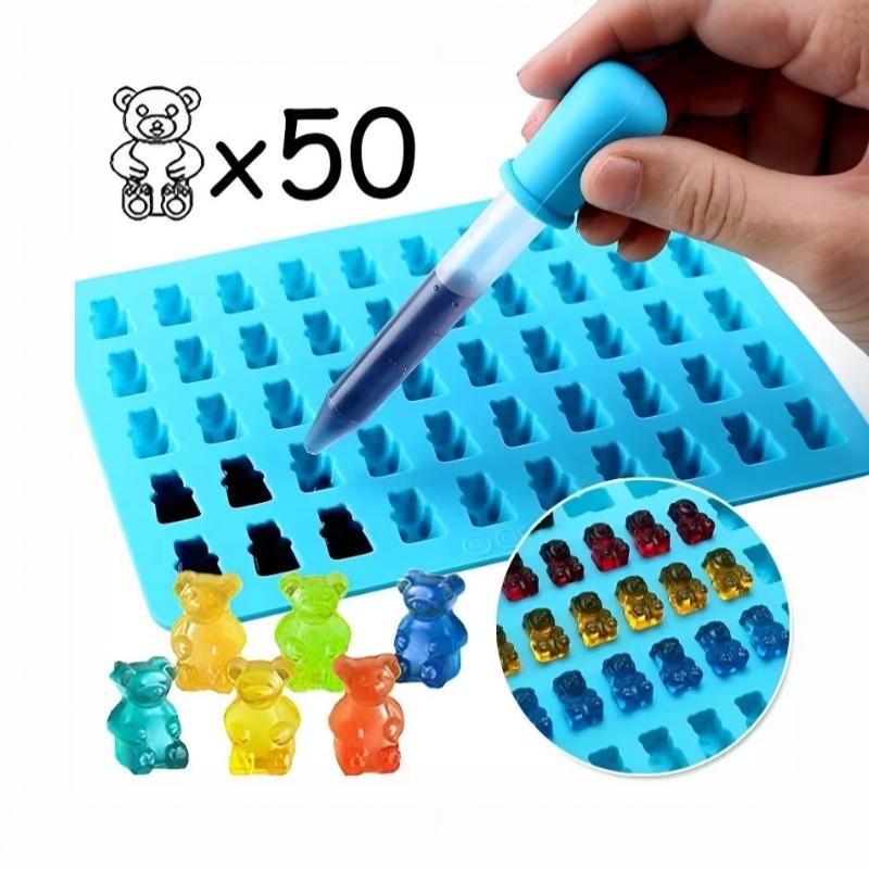 1個入りキャンディグミゼリートレイ型キット、キャンディシリコ - Kitchen Baking Tray Set のレビューと価格
