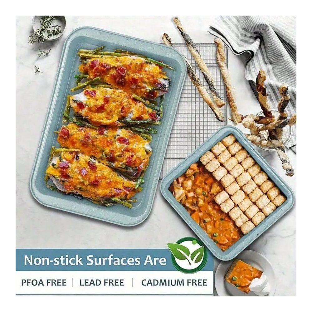 10点セットのベーキングウェアセット、ノンスティックキッチン - Kitchen Baking Pans のレビューと価格