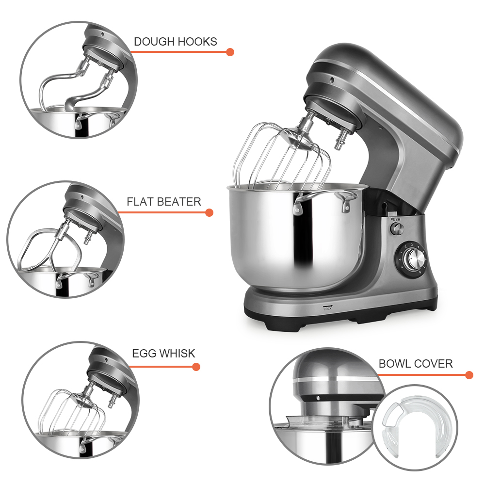 11L 2000W 大型強力電動ミキサー ダブルドウフック付 - Kitchen For Baking のレビューと価格