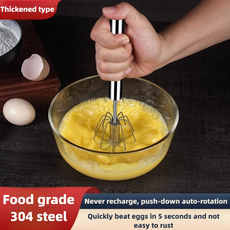 ステンレス製の卵ビーター、耐久性のある半自動ミキサー、卵クリ - Kitchen Baking Mixer のレビューと価格
