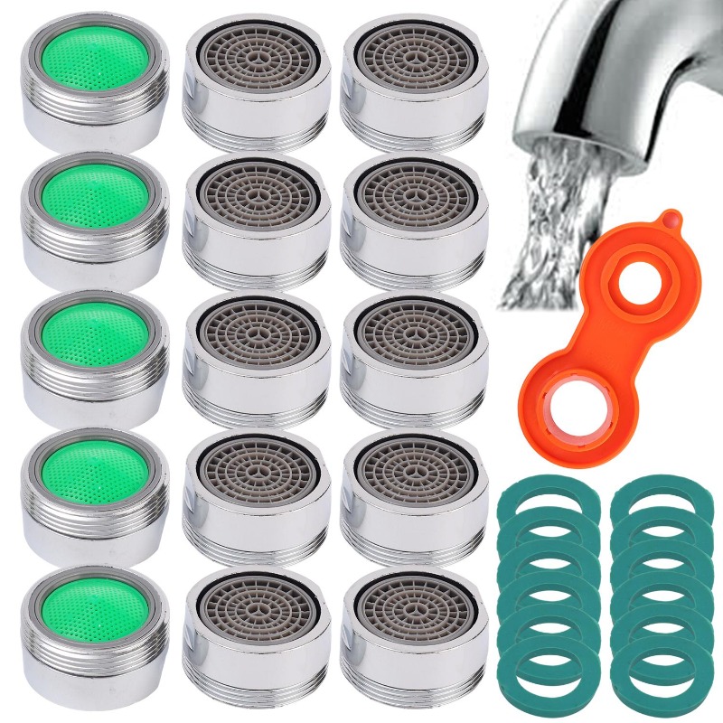 再利用可能な 24 ミリメートル蛇口バブラーセット防沫節水エ - Kitchen Baking Mixer のレビューと価格