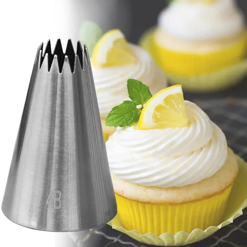 大サイズオープンスタークリームペストリーチップロシアローズフ - Decorating Tip Set のレビューと価格