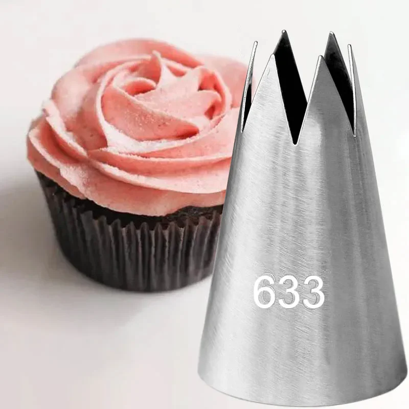 大サイズオープンスタークリームペストリーチップロシアローズフ - Decorating Tip Set のレビューと価格