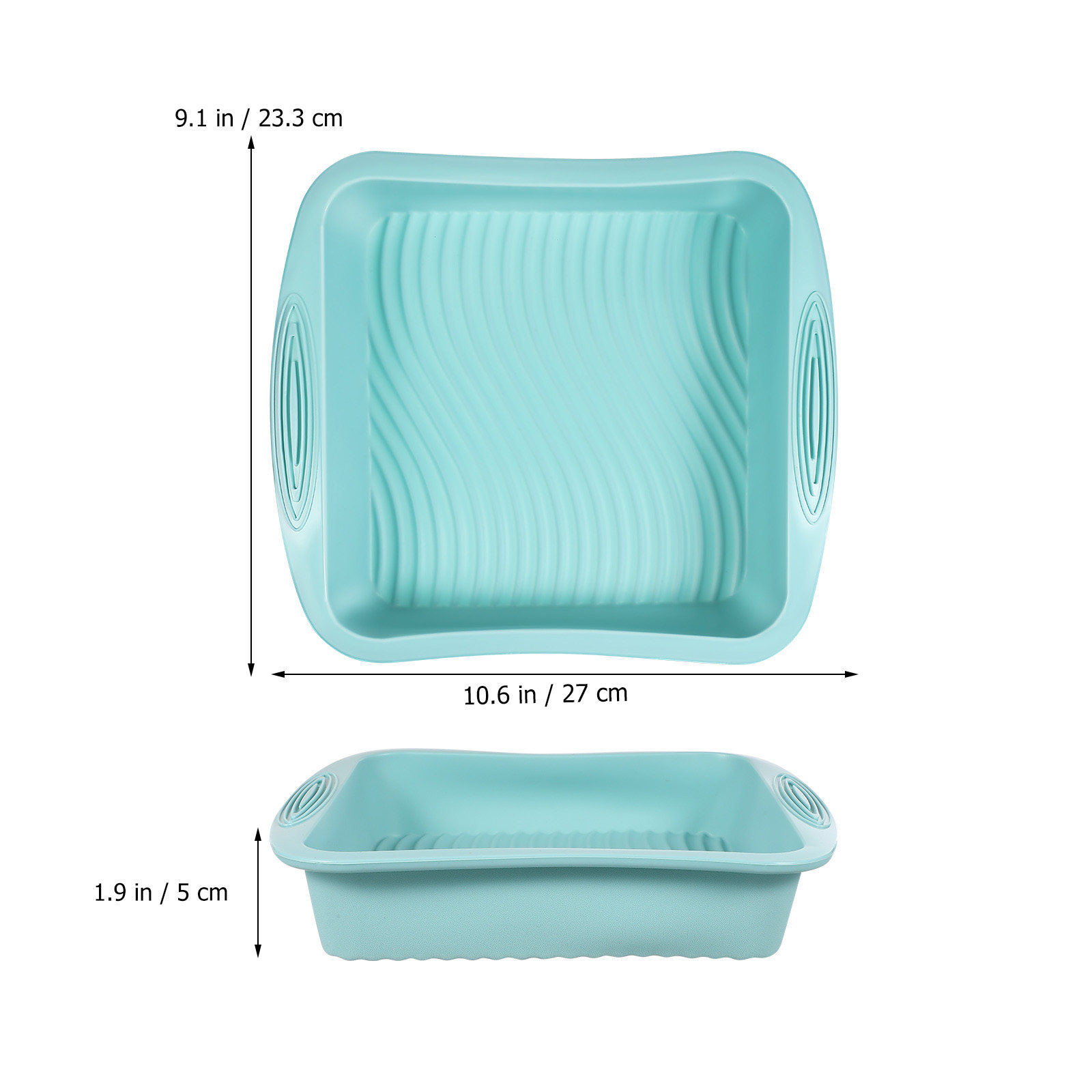 正方形シリコンケーキ型 ベーキングパン パン型 ノンスティッ - Kitchen Baking Pans のレビューと価格