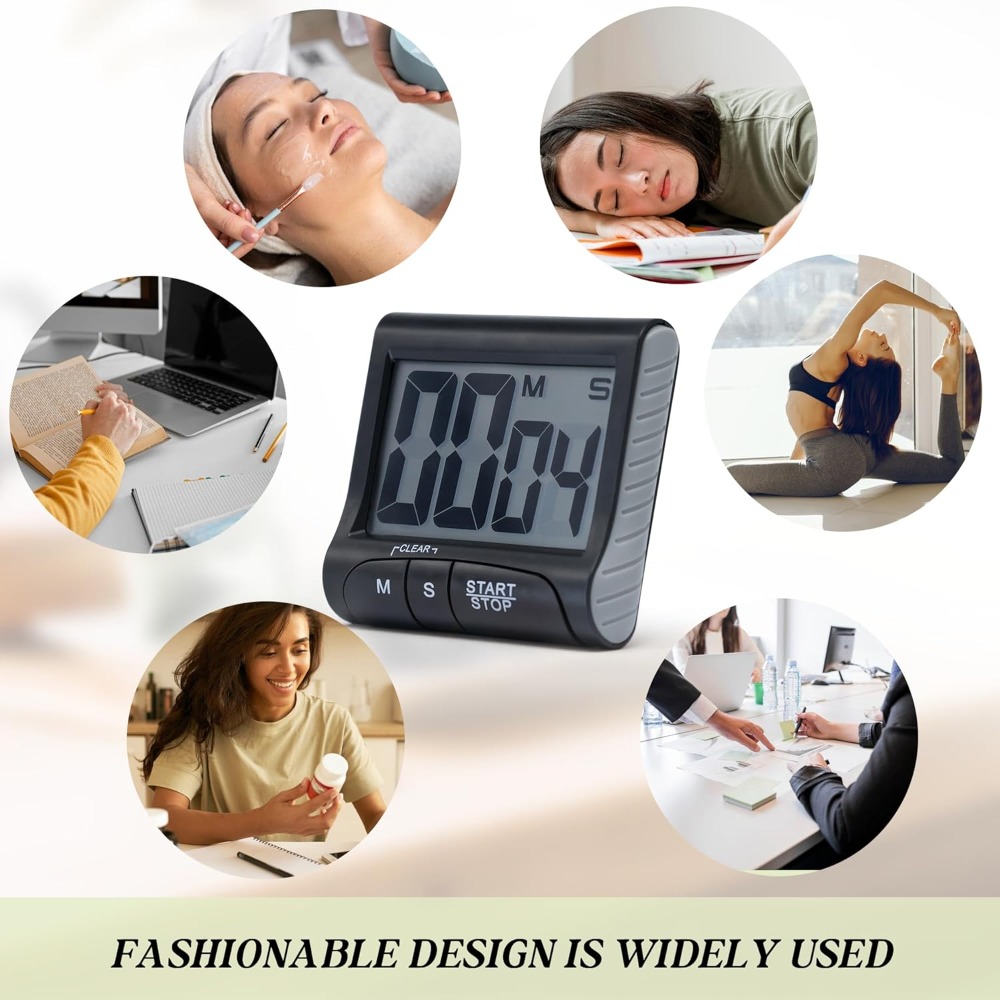 ディスプレイキッチンタイマー 磁気デジタルタイマー 大音量ア - Kitchen Baking Timer のレビューと価格