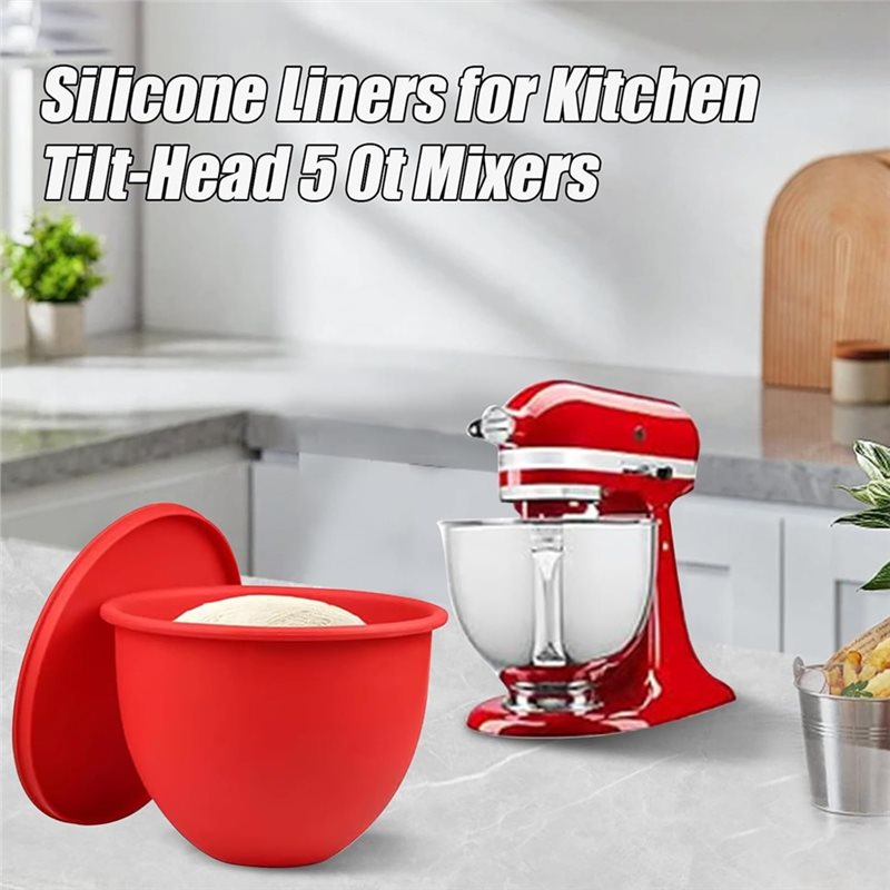 A68P-シリコンボウルライナー キッチンチルトヘッド5クォ - Kitchen Baking Aid のレビューと価格