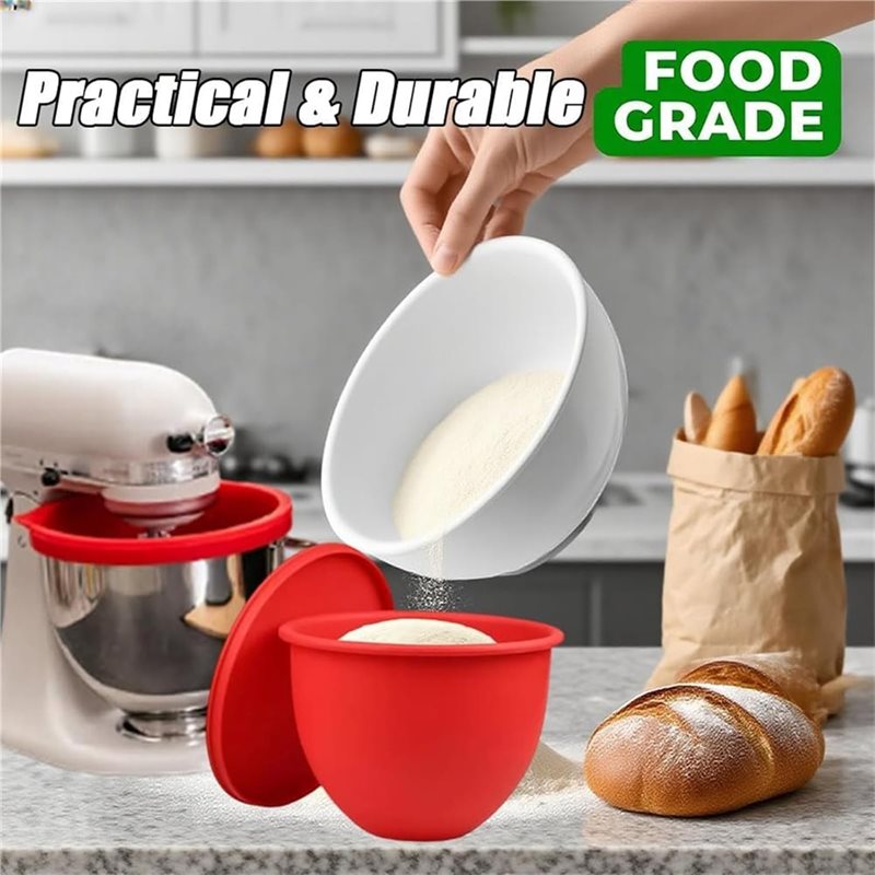 A68P-シリコンボウルライナー キッチンチルトヘッド5クォ - Kitchen Baking Aid のレビューと価格