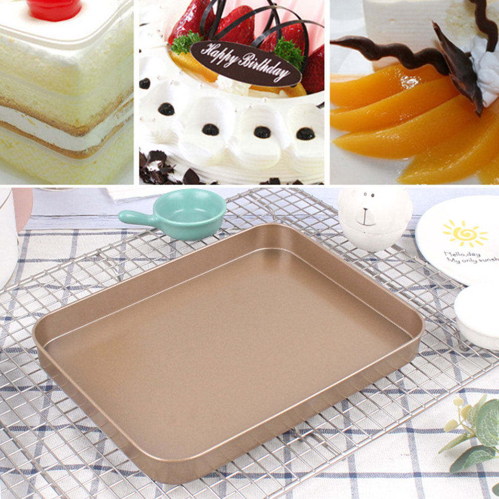 炭素鋼製長方形ケーキ型 10インチ ノンスティック ベーキン - Kitchen Baking Oven のレビューと価格