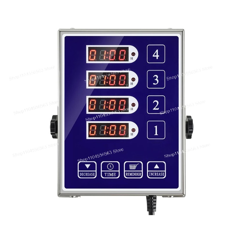 CAL4B 4チャンネル業務用キッチンタイマー ステンレス製 - Kitchen Baking Timer のレビューと価格
