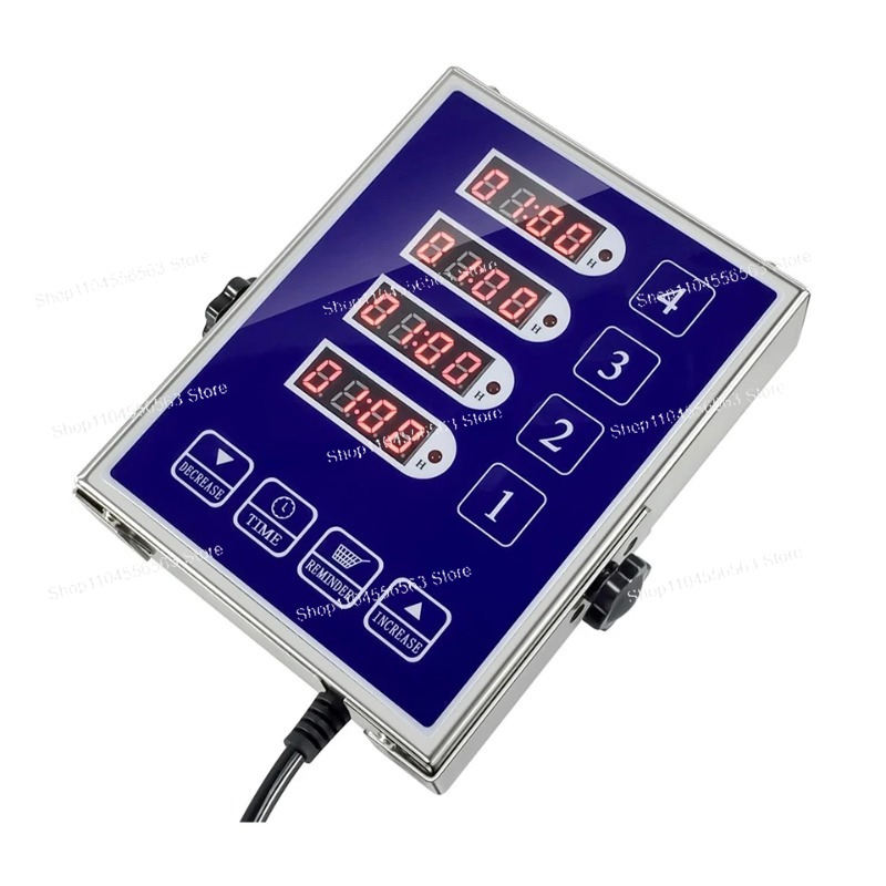 CAL4B 4チャンネル業務用キッチンタイマー ステンレス製 - Kitchen Baking Timer のレビューと価格