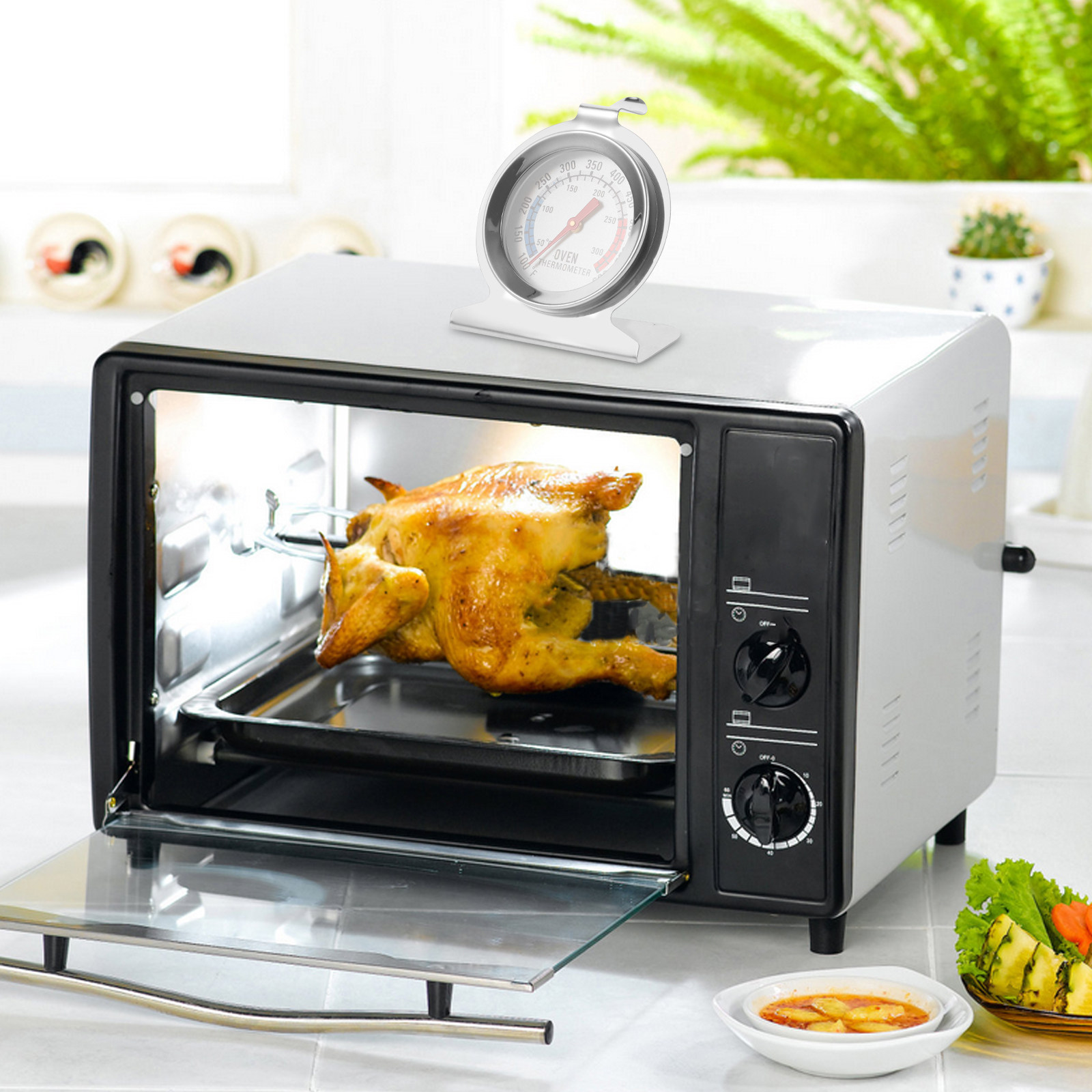 2個セット ステンレス製オーブン温度計 多機能調理用温度計  - Kitchen Baking Oven のレビューと価格