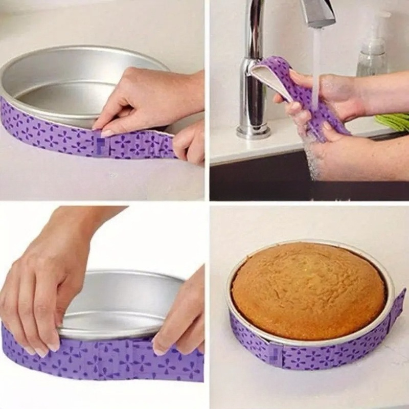 ケーキパン用プロフェッショナルベイクストリップ水分保持プロテ - Kitchen Baking Aid のレビューと価格