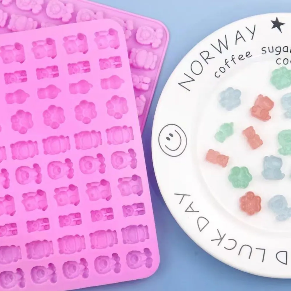 5 個のキャンディシリコンモールド 2 ドロッパーセット付き - Kitchen Baking Tray Set のレビューと価格